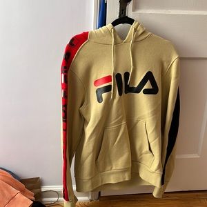 Beige Fila hoodie